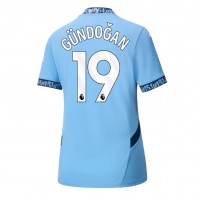 Dres Manchester City Ilkay Gundogan #19 Domaci za Žensko 2024-25 Kratak Rukav